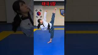 Taegeuk5  Taegeuk Oh Jang  Taekwondo shorts [upl. by Saisoj]