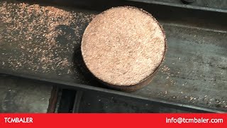 briquette hydraulic press [upl. by Ahsilek]