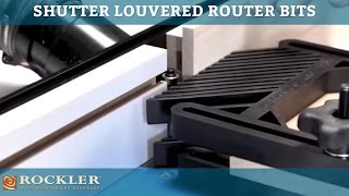 Rockler Shutter Louvered Router Bits [upl. by Maggs272]