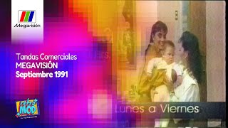 Tandas Comerciales Megavisión Septiembre 1991 [upl. by Rogozen813]