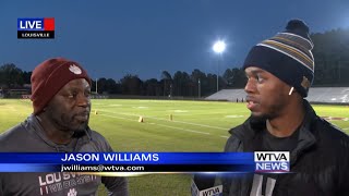 Jason Williams interviews Louisville head coach ahead of FNF Game of the Week with New Albany [upl. by Llenrahc784]