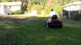 Mowing tall grass with the exmark quest [upl. by Paton]