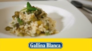 Risotto de espárragos Receta original y rápida  Gallina blanca [upl. by Oicnevuj]