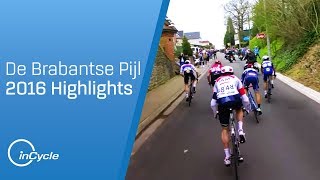 De Brabantse Pijl 2016  Full Race Highlights  inCycle [upl. by Ahsiekam767]