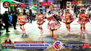 XXII ENTRADA FOLKLÓRICA Y CULTURAL UNIVERSITARIA UTO 2024  ORURO BOLIVIA [upl. by Reviere808]