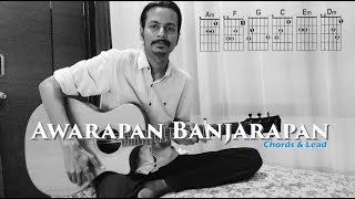 Awarapan Banjarapan Guitar Chords amp Lead  Sing amp Play  Beginner Lesson [upl. by Ojahtnamas244]