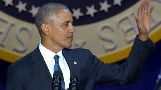 Obama Farewell Speech FULL Event  ABC News [upl. by Oilut149]