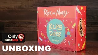 Rick and Morty GameStop Exclusive Blips and Chitz Mystery Box [upl. by Childers]