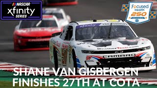 Shane Van Gisbergen Finishes 27th At COTA [upl. by Neufer]