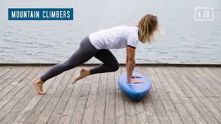 Mountain climbers exercise on a ToyBoard [upl. by Adnoraj]