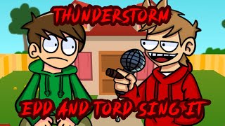 FNF Thunderstorm RePhoenixed Mix But Edd and Tord sings it New Beyond Tord Chromatic Scale [upl. by Nunciata668]