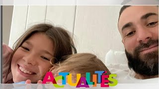 Karim Benzema  Chloé de Launay et leurs enfants le secret de son succès contre Valladolid ré [upl. by Anihc287]