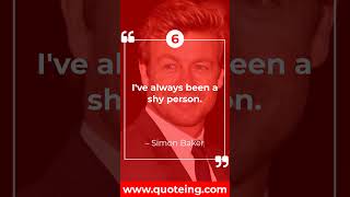 Top 10 Most Popular Simon Bakers Quotes  Quoteing [upl. by Relyuhcs]