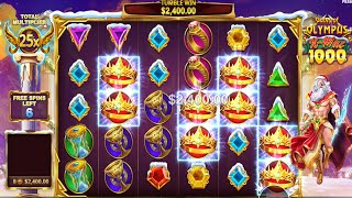 GATES OF OLYMPUS HIT CROWNS INSANE TUMBLE WIN EPIC GAMEPLAY NON STOP BONUS BUY ONLINE CASINO SLOT [upl. by Ydnat459]