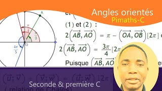 Angles orientés propriétés élémentaires [upl. by Keffer926]