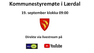 Kommunestyremøte i Lærdal 19 september 2024 [upl. by Rexer]