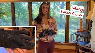 Saliryj Winter Gloves reflective waterproof amp touchscreen ready gloves wintergear touchscreen [upl. by Carlton]