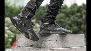 TOOK ADIDAS A YEAR FOR THESE NMD JAPAN TRIPLE BLACK ON FEET REVIEW [upl. by Pernas]