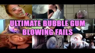 Ultimate Bubble Gum Blowing Fails [upl. by Eniamaj]