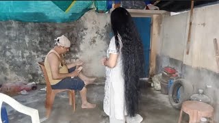 enjoy korlo rongmistri long hair niyemadam amp rongmistri long hair play story [upl. by Anaela]