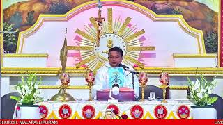 25 OCTOBER 2024  HOLY MASS  ST ANTONYS PILGRIM CHURCH MALAPALLIPURAM [upl. by Ahsikel]