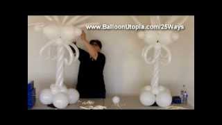 How to Make a Fancy Centerpiece From Balloons [upl. by Hadihsar367]