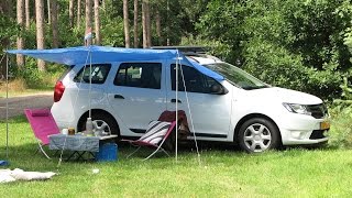 Dacia Logan MCV II wordt Mini Camper met keukentje versie 2 [upl. by Sarid]