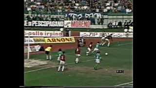 198687 Serie A Avellino  Milan 21 25 [upl. by Aleirbag]