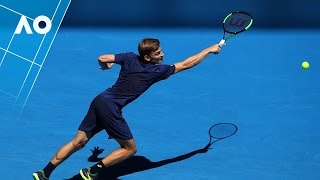 Karlovic v Goffin match highlights 3R  Australian Open 2017 [upl. by Convery]