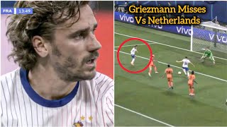 Antoine Griezmann Misses Vs Netherlands  Netherlands 00 France Highlights [upl. by Phippen]