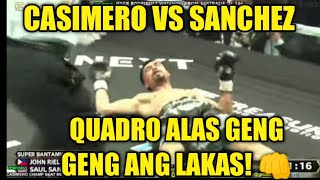 Casimero vs Sanchez Full Fight Quadro Alas geng geng ang lakas [upl. by Socrates]