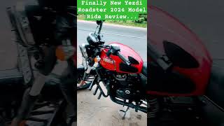 Finally New Yezdi Roadster 2024 Model Ride Review yezdi yezdijawa yezdibikesshortsviral [upl. by Tibbitts]