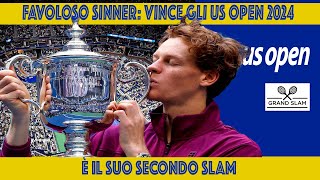 FAVOLOSO SINNER VINCE LO SLAM US OPEN 2024 BATTENDO FRITZ 63 64 75 💪🏼🎾🇮🇹🥳 [upl. by Chappy16]