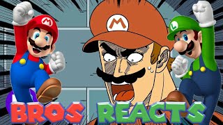 Gooigi Did All Of This  Mario And Luigi Reacts To Mario and Luigi Super Anime Brothers [upl. by Ynaitirb]