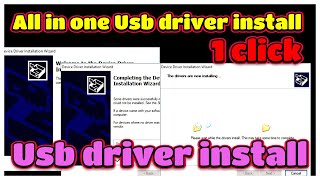 usb driver install windows 781011  usb drive install  all mobile usb driver install windows 10 [upl. by Higley]