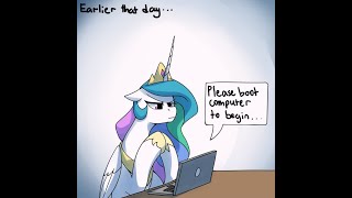 MLP Comic Dub  Booted Laptop [upl. by Atiuqad41]