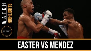 Easter vs Mendez HIGHLIGHTS April 1 2016  PBC on Spike [upl. by Gruchot]