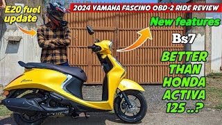 2024 yamaha fascino 125 Hybrid Ride Review  Better Than Honda Activa 125 [upl. by Ticknor]