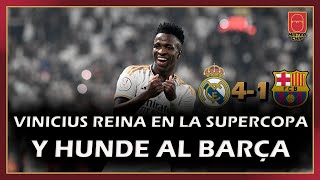 🏆​¡EL MADRID CAMPEÓN DE SUPERCOPA  UN VINICIUS ESTELAR HUNDE AL BARÇA 🏆​ [upl. by Erny848]