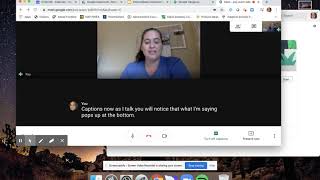 Google Hangouts Closed Captioning [upl. by Ebby711]