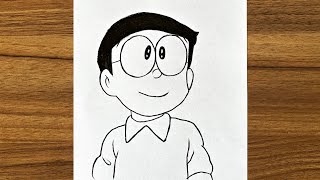 How to Draw Nobita from Doraemon  Easy drawing ideas for beginners  Easy drawing ideas [upl. by Enilorak]