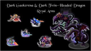 FFBE The Depths of Chaos  Dark Gaokerena amp Dark TwinHeaded Dragon Royal Arms [upl. by Schach]