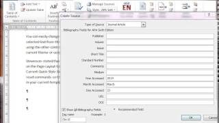 Use the referencing functions on Word Document and reference with ease [upl. by Shep]