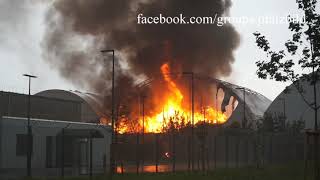 Brand im Recyclinghof der Fa Zeller in Mutterstadt [upl. by Guntar]