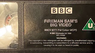 Closing to Fireman Sam’s Big Video 1999 [upl. by Adieren]