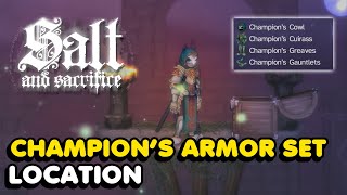 Salt And Sacrifice  Champions Armor Set Location [upl. by Lanoil596]