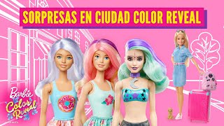 Revela la NATURALEZA con Barbie Color Reveal 🌈🌼 [upl. by Alleirbag744]