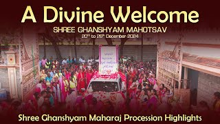 A Divine Welcome  Shree Ghanshyam Maharaj Procession Highlights  EASST80 [upl. by Natassia115]