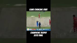 Game changing over of champions trophy final shorts cricket cricketlover [upl. by Orlene647]