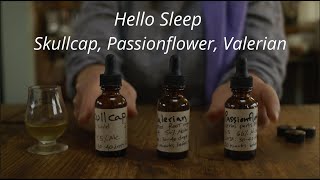 Hello Sleep Herbal ZZZs Skullcap Passionflower Valerian [upl. by Anahir]